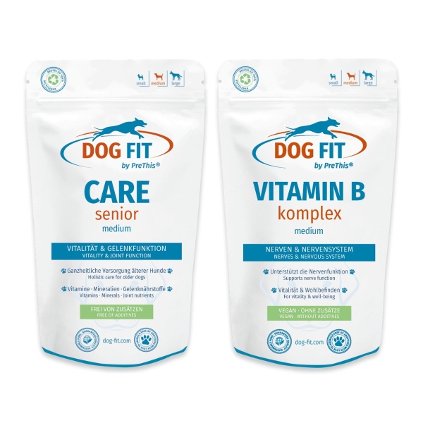 DOG FIT by PreThis® VIT B &amp; CARE senior