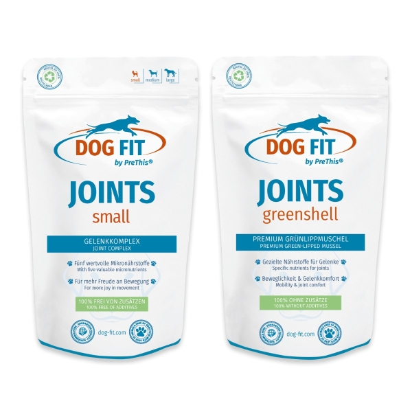 DOG FIT by PreThis® JOINTS und JOINTS greenshell