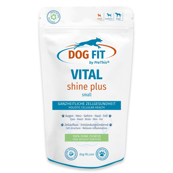 DOG FIT by PreThis® SHINE - Omega 3 6 9 für Hunde - Glänzendes Fell und gesunde Haut