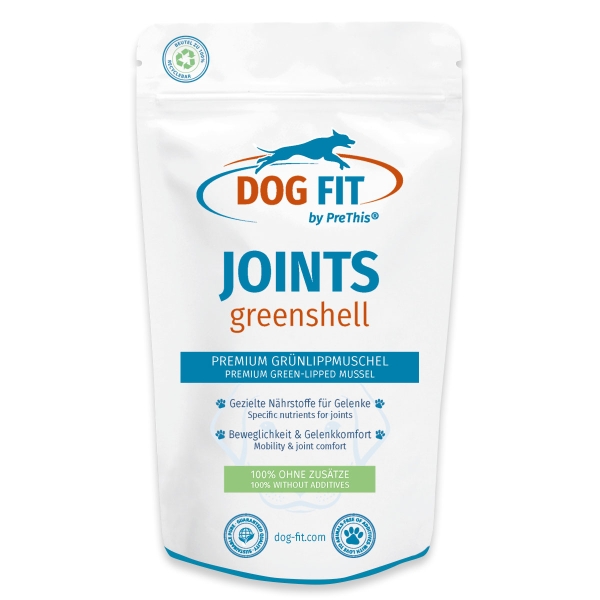 DOG FIT by PreThis® JOINTS greenshell - Grünlippmuschelextrakt in Premium-Qualität