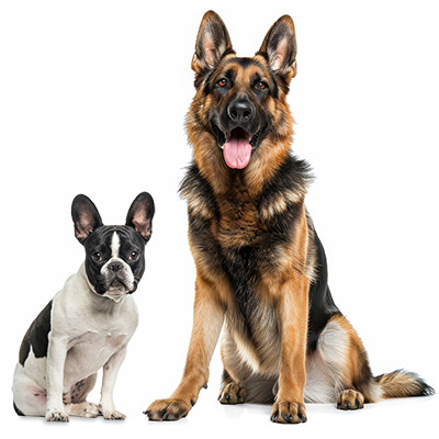 Hund Französische Bulldogge Gelenke, Bandscheiben, Bänder und Sehnen